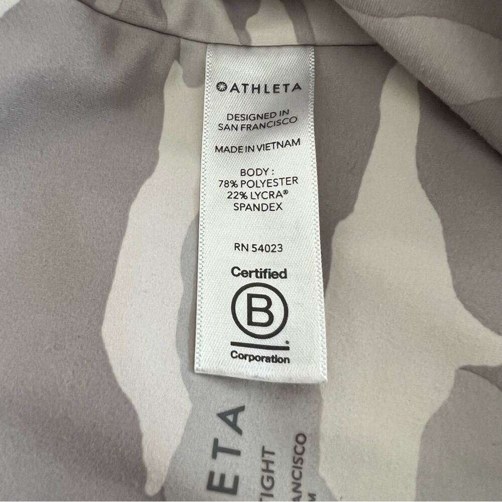 Athleta Elation 7/8 Tight Legging Gray Camo 563650 - Picture 6 of 6